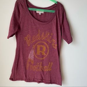 EUC Junk Food Redskins Football Graphic Tee Small